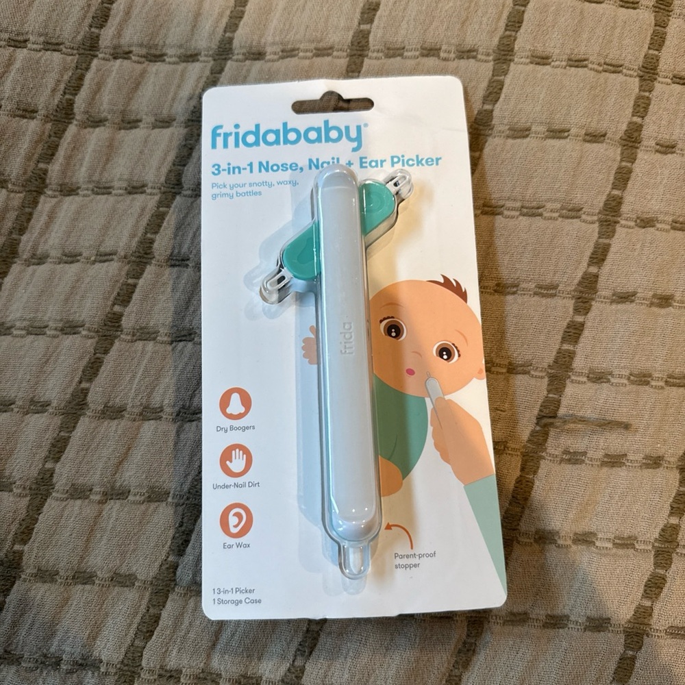 Fridababy 3-in-1 Nose, Nail & Ear Picker - White
